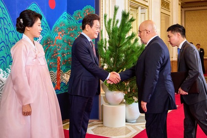 Тържествена вечеря с Президента на Република Корея Н.Пр. Лий Дже Мьонг