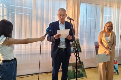 Посещение в с. Иваново във връзка с официално откриване на художествена фотоизложба