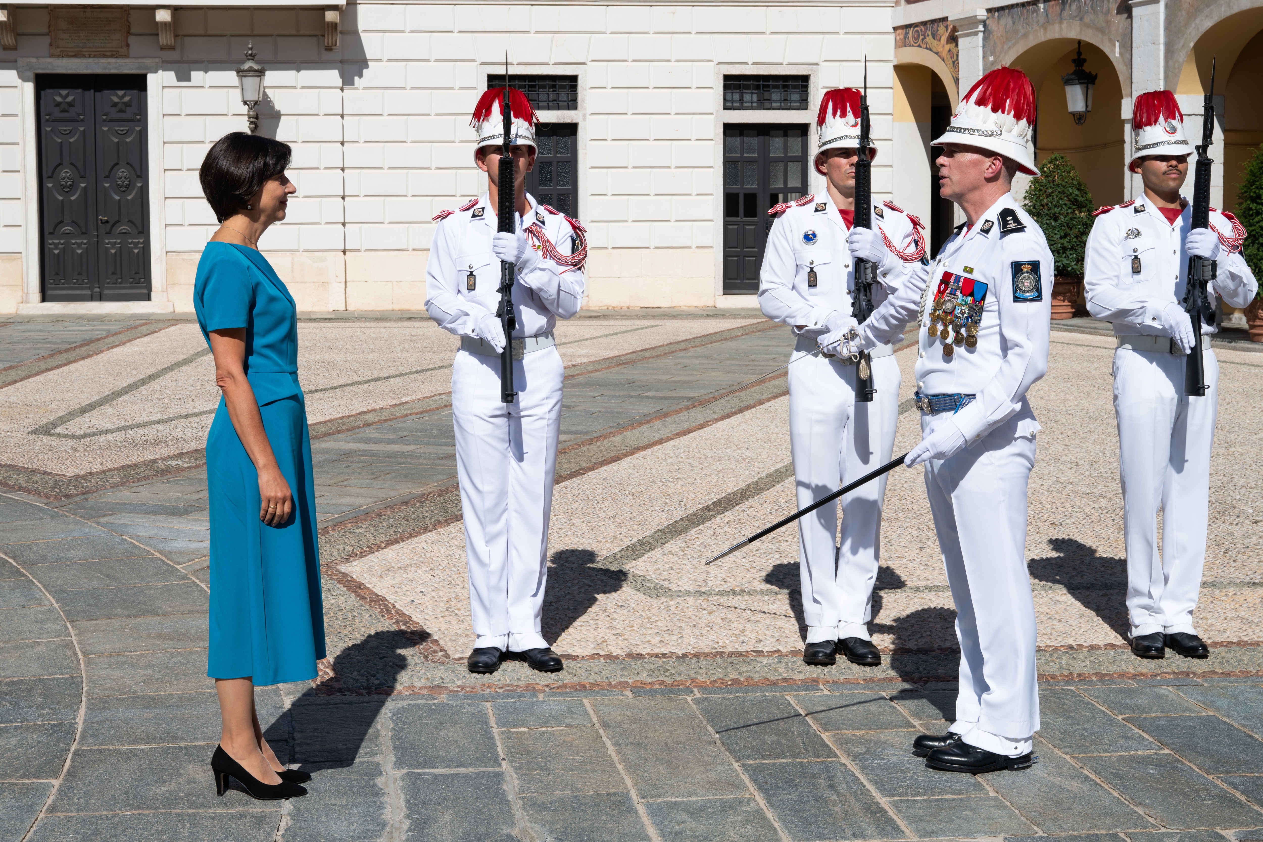 Remise des lettres de créance de Son Excellence Madame Radka Balabanova-Ruleva, Ambassadeur extraordinaire et plénipotentiaire de la République de Bulgarie auprès de la Principauté de Monaco, à S.A.S. le Prince Albert II de Monaco