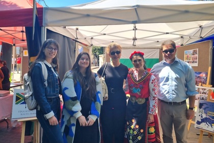 Участие в Деня на международните студенти на Университета на Претория 