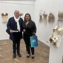 Кристофър Спрингхам очарова публиката на Sofia Art Fair с подкрепата на Държавния културен институт