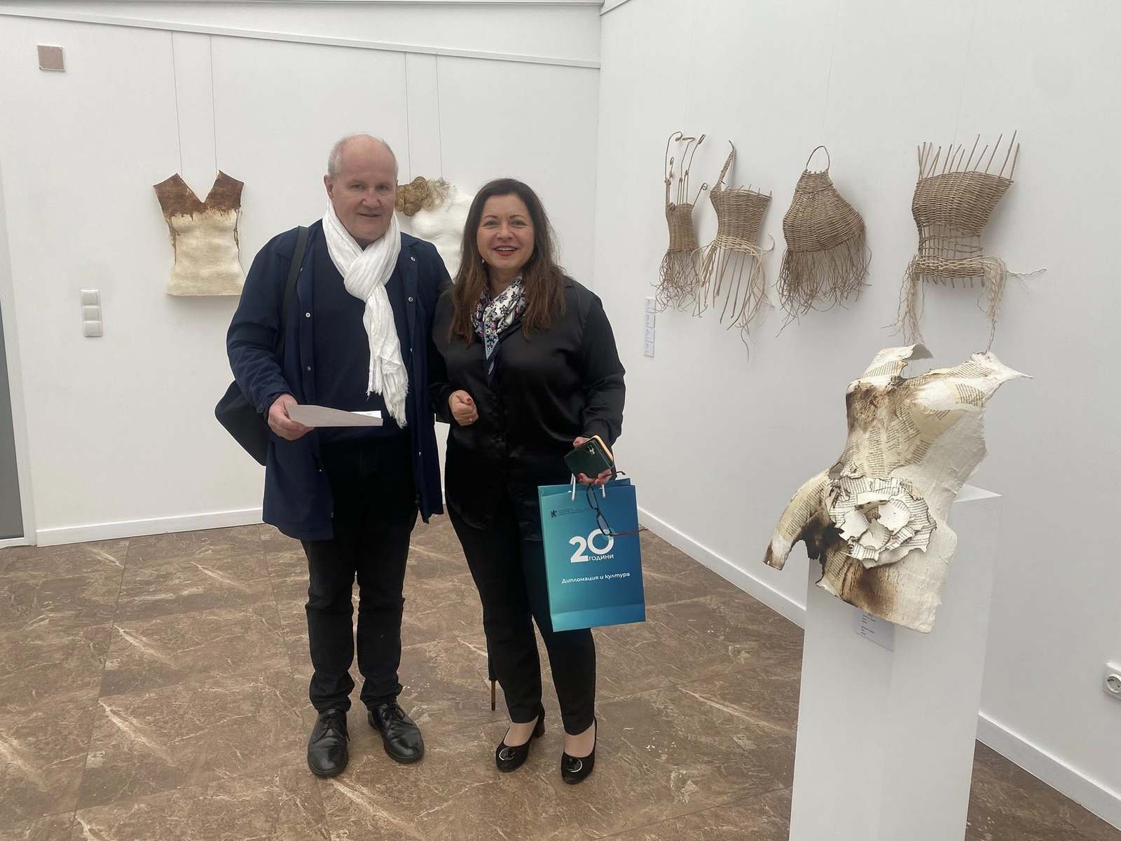 Christopher Springham Charms the Audience at Sofia Art Fair with the Support of the State Cultural Institute