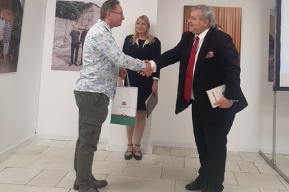 Представяне в Братислава от изтъкнатия български писател Георги Бърдаров на новия му роман „Адажио за Мария“ 