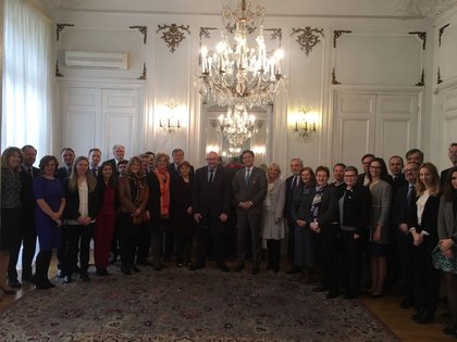 Работна закуска на посланиците на страните от ЕС, Западните Балкани и Турция с министъра на земеделието и храните на Франция Стефан Травер