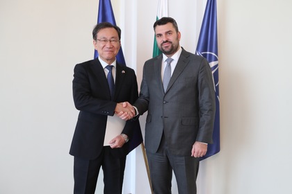 Minister Georg Georgiev Holds a Farewell Meeting with the Ambassador of Japan to Bulgaria, H.E. Hisashi Michigami 