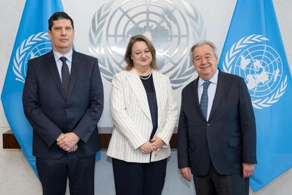 The Permanent Representative of the Republic of Bulgaria to the United Nations, Ambassador Gergana Karadjova, Presented her Credentials to the UN Secretary-General