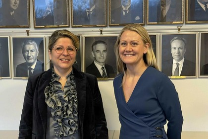 Посланик Десислава Иванова се срещна със заместник-министъра на външните работи на Норвегия Астрид Бергмол