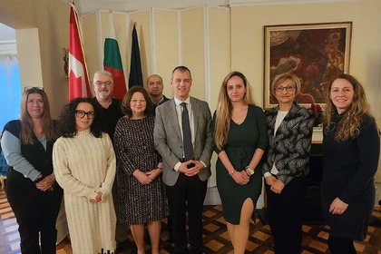Meeting of Ambassador Plamen Georgiev with the Board of Directors of the Bulgarian Society of the Ottawa-Gatineau Metropolitan Region.