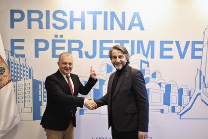 Среща на посланик Христо Краевски с кмета на Прищина г-н Пърпарим Рама