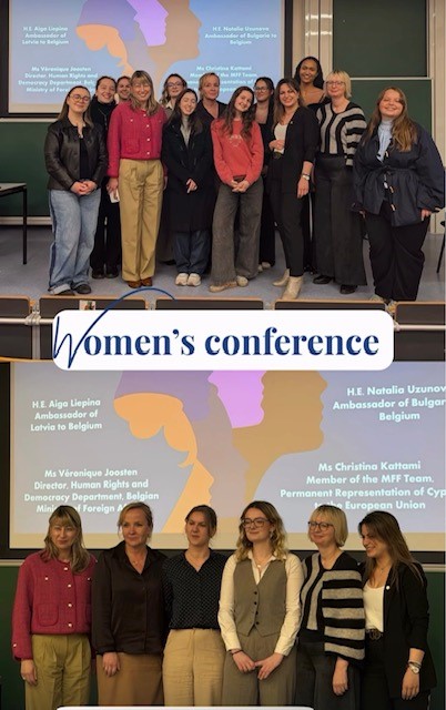 Participation of Ambassador Natalia Uzunova as a keynote speaker at a conference hosted by the Comité Diplomatique of the Université Libre de Bruxelles (ULB) on the important subject of “Women’s Roles in International Affairs”