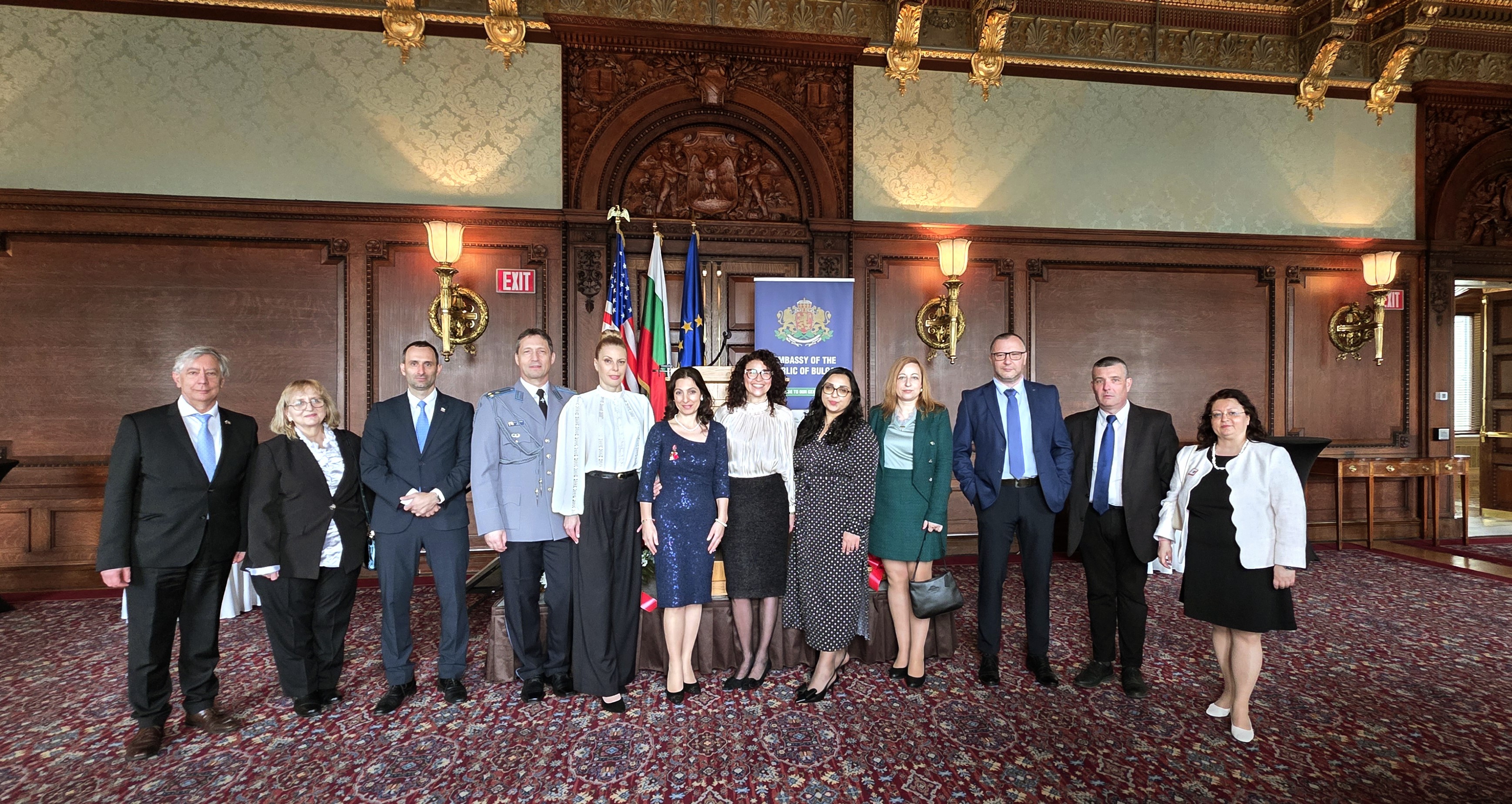 The National Day of the Republic of Bulgaria was celebrated in Washington, D.C., with a reception held at the historic Library of Congress