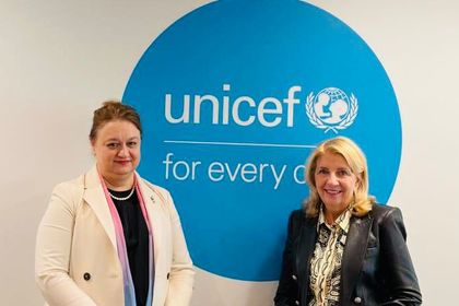 Ambassador Gergana Karadjova held a meeting with the Executive Director of UNICEF, Catherine Russell