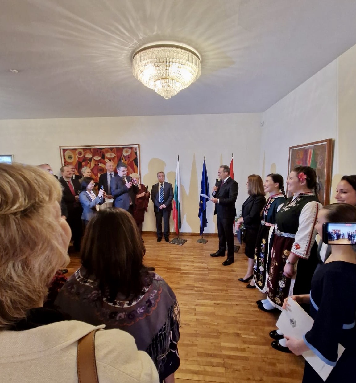 Прием по случай националния празник на Република България в Посолството в Копенхаген