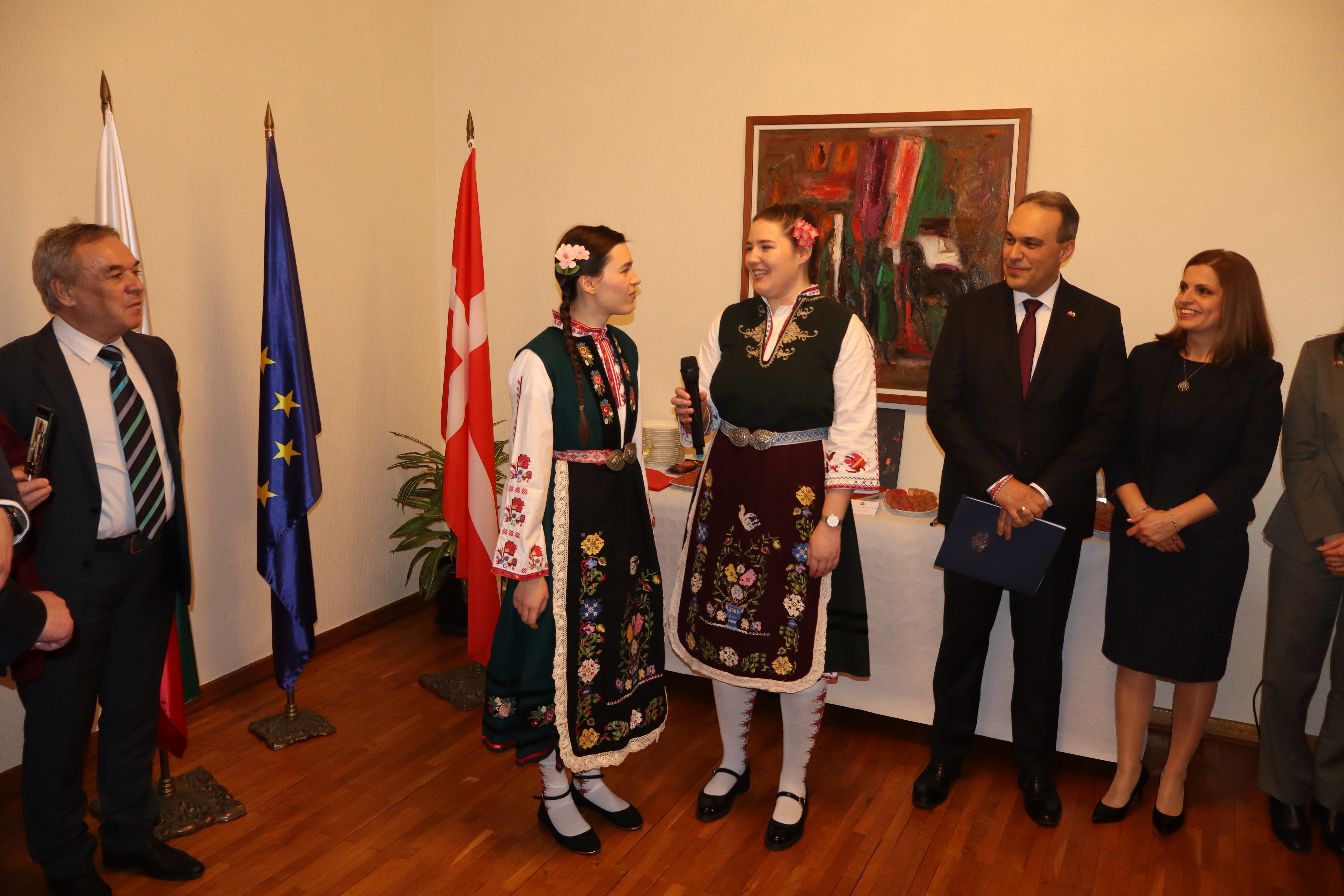 Прием по случай националния празник на Република България в Посолството в Копенхаген