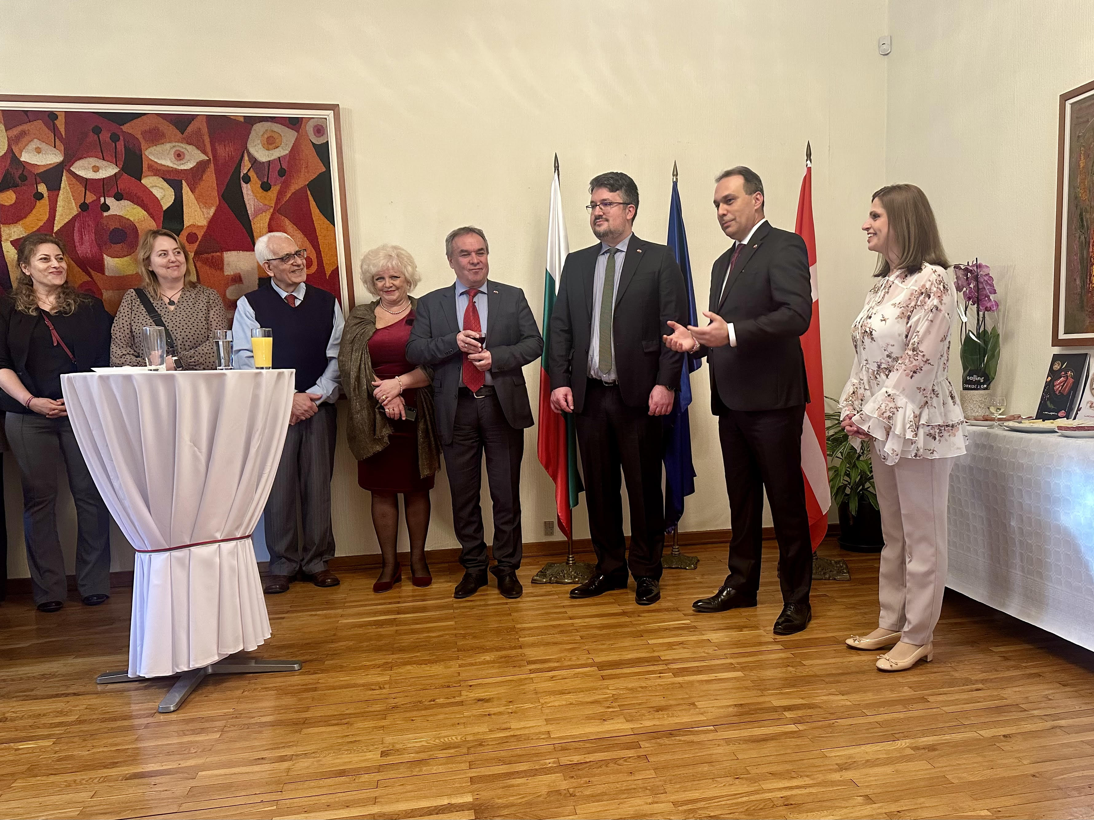 Прием по случай националния празник на Република България в Посолството в Копенхаген