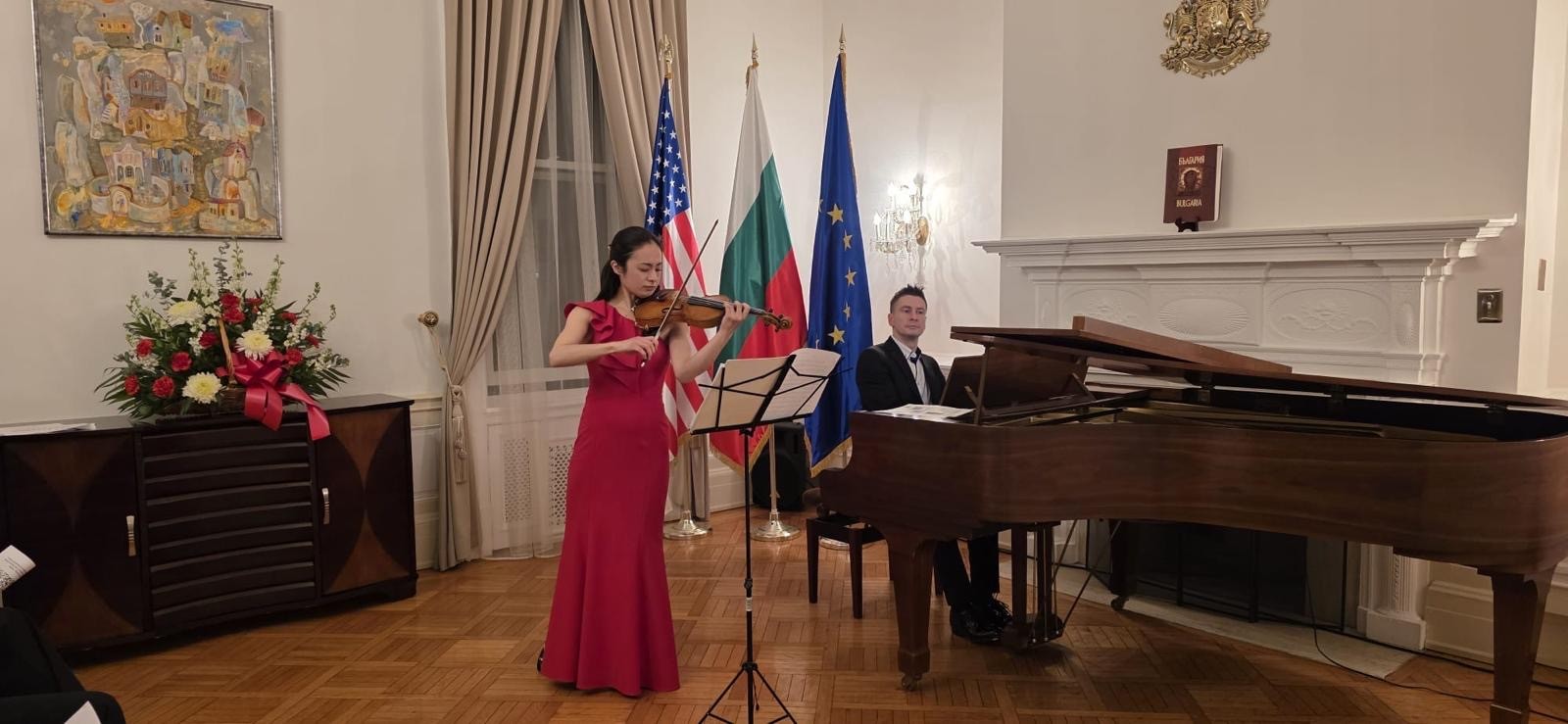 Пети пореден концерт в рамките на 17-тия концертен сезон на Българското музикално общество се проведе във Вашингтон