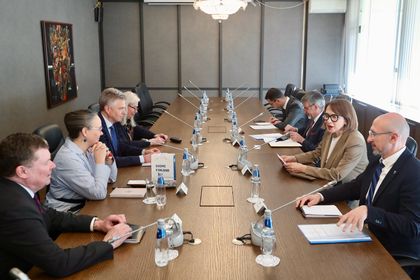 Minister of Foreign Affairs Ms Nadezhda Neynski Held a Working Meeting with the Ambassadors of the Kingdom of Denmark, the Kingdom of Norway, the Republic of Finland and the Kingdom of Sweden
