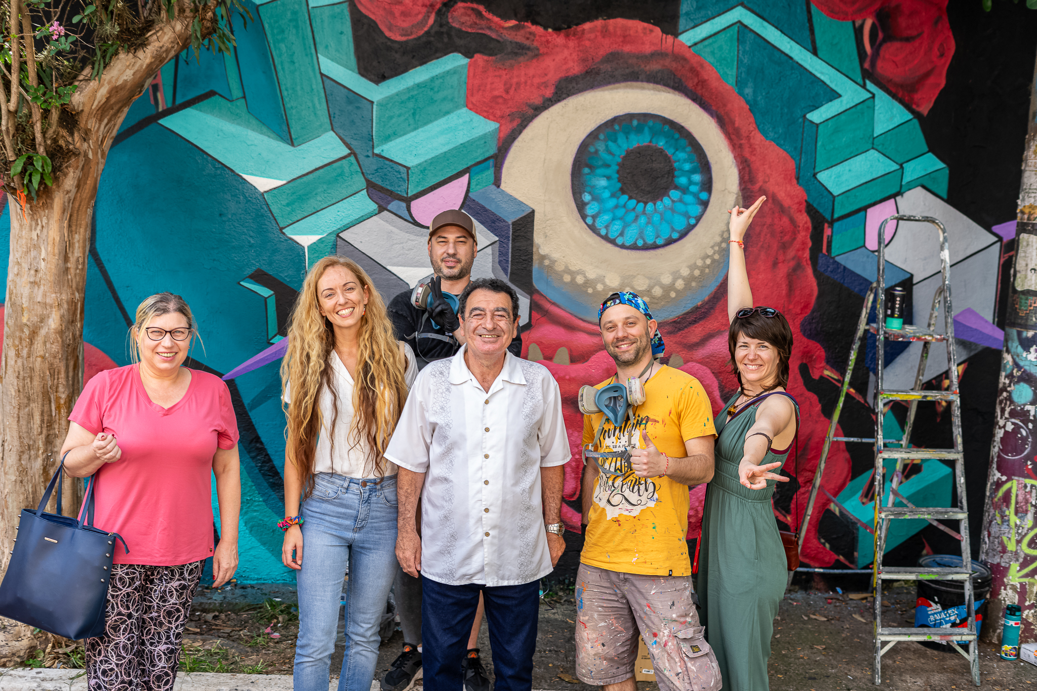 Откриване на изложбата стрийт арт „KOTK 3.3 – Layer 2“в Сао Пауло