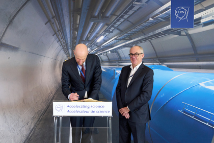 Ambassador Angel Bandzhov, Permanent Representative of the Republic of Bulgaria to the United Nations Office and other international organizations in Geneva, visited the European Organization for Nuclear Research (CERN)