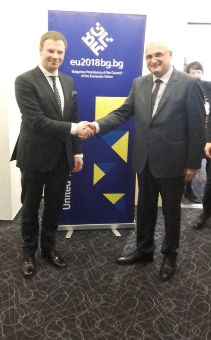Работен обяд на посланиците на ЕС с министъра на финансите на Литва 