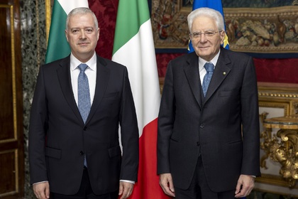 Посланик Иван Кондов връчи акредитивни писма на президента на Италианската Република Серджо Матарела