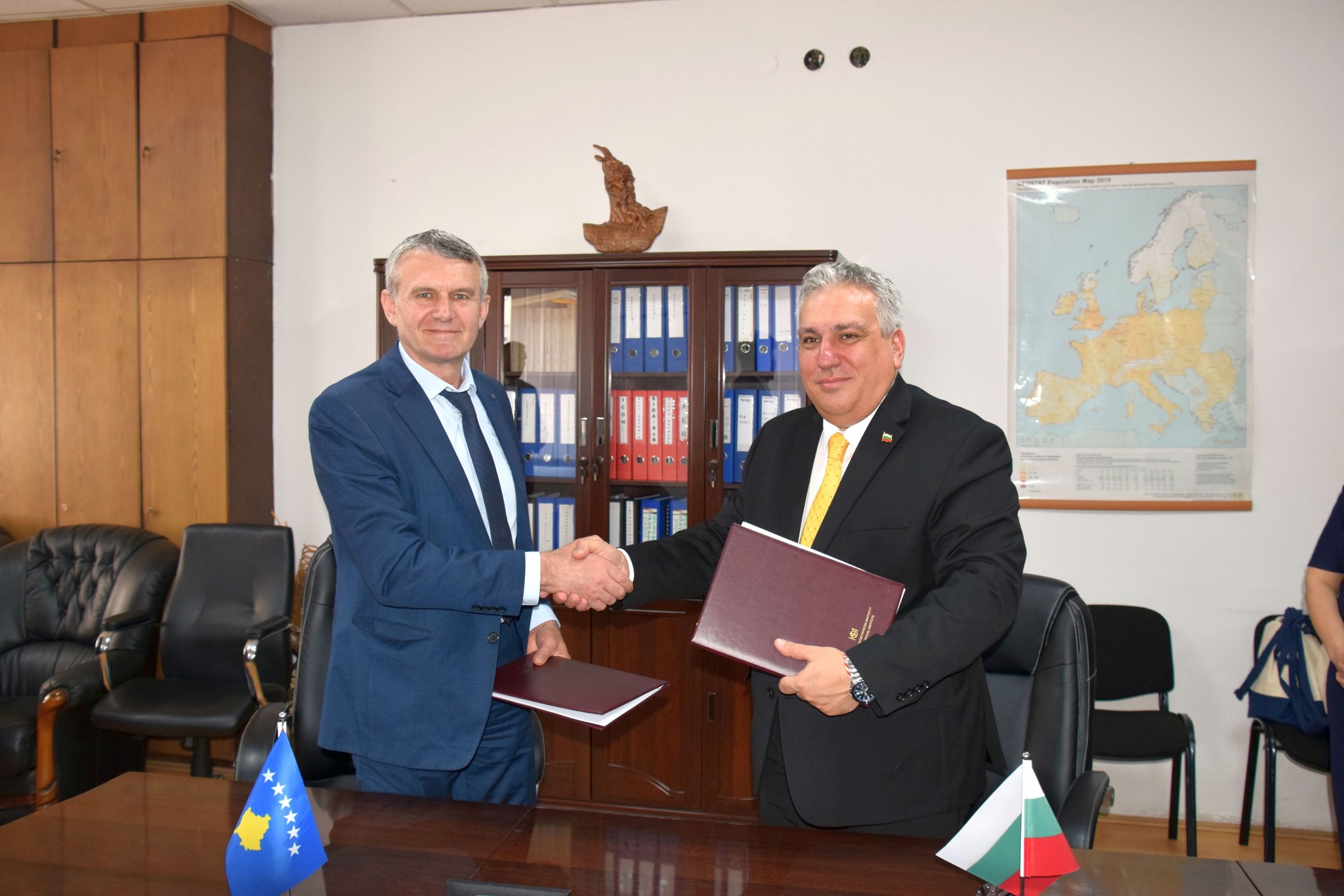Подписан Меморандум за разбирателство и сътрудничество между Националния статистически институт на Република България и Агенцията за статистика на Косово