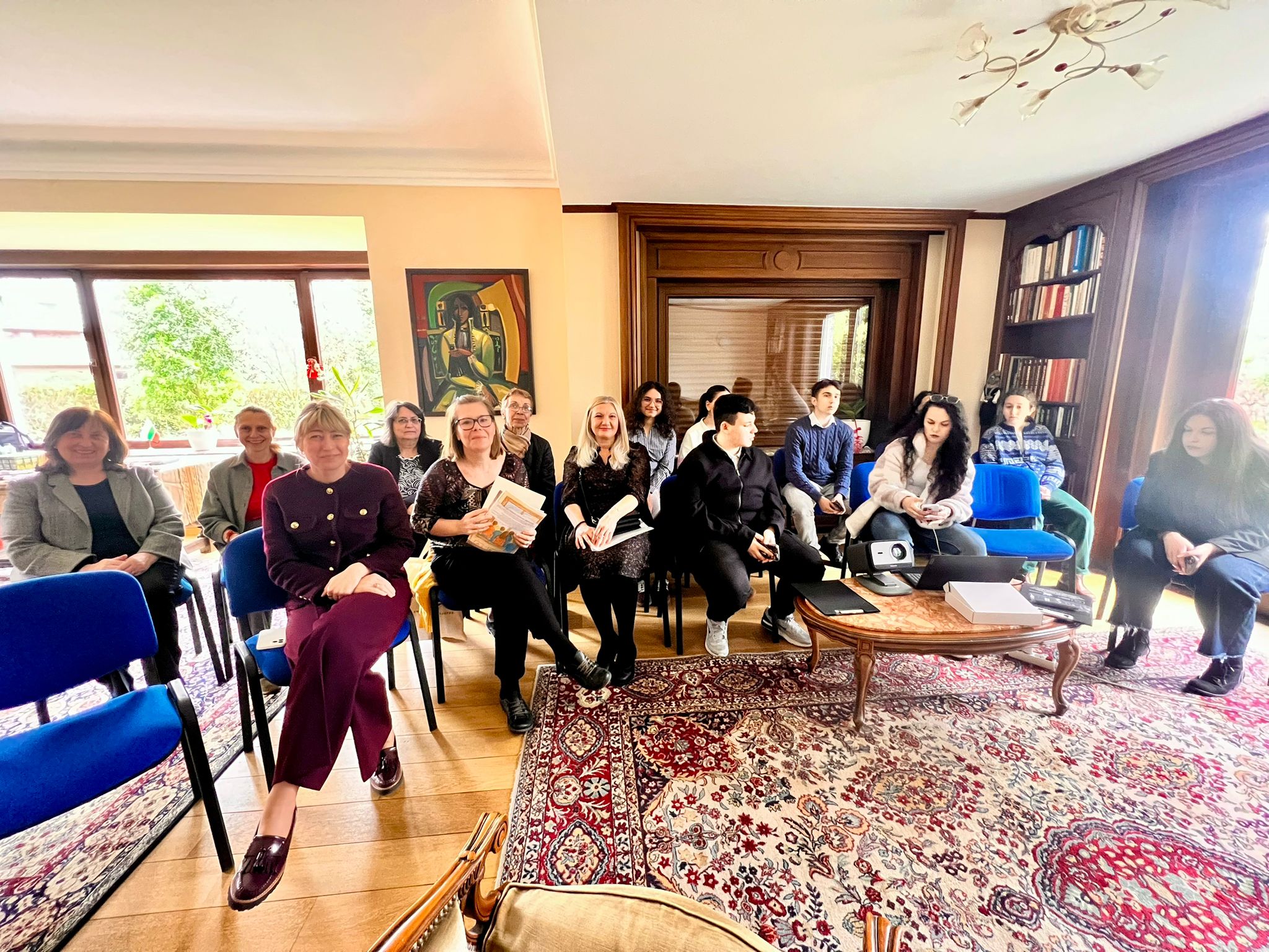 Представяне на ученически проект по програмата „Неразказаните истории на българите“ в Посолството на Република България в Брюксел