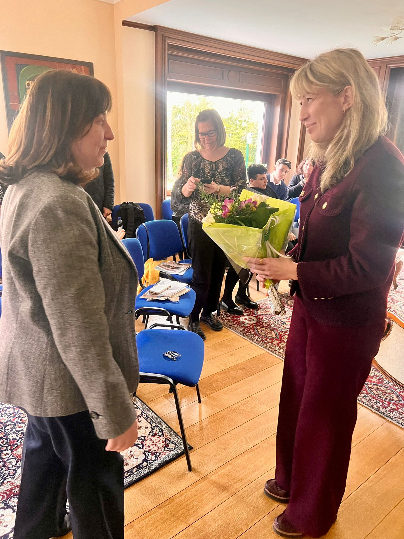 Представяне на ученически проект по програмата „Неразказаните истории на българите“ в Посолството на Република България в Брюксел