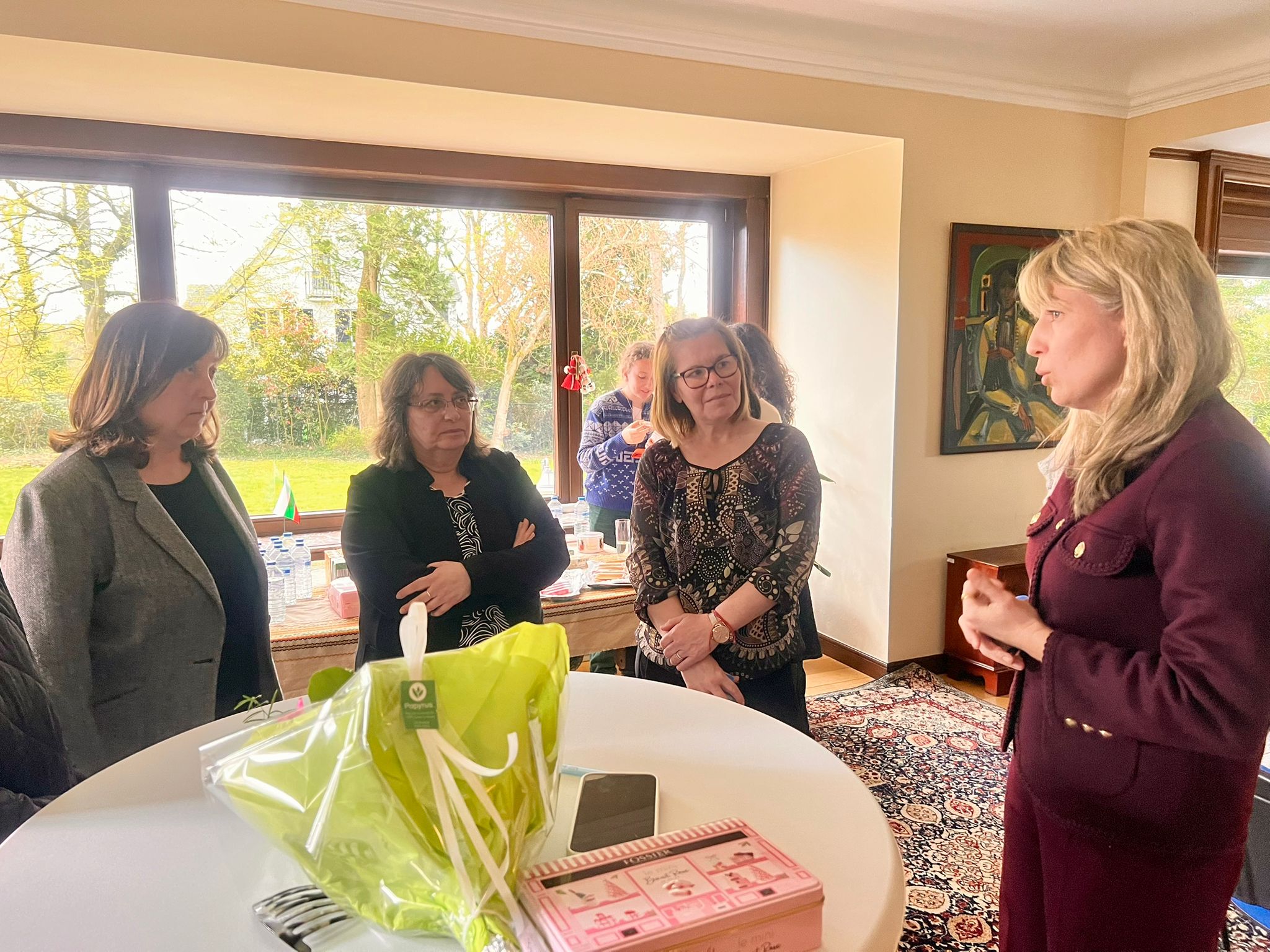 Представяне на ученически проект по програмата „Неразказаните истории на българите“ в Посолството на Република България в Брюксел