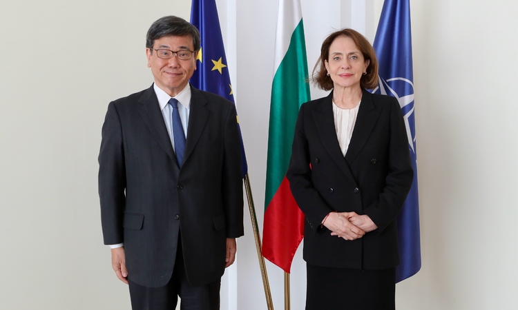 Meeting of Minister Neynsky with the Ambassador of Japan to Bulgaria