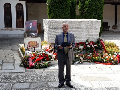 Отдаване на почит на революционера Гоце Делчев