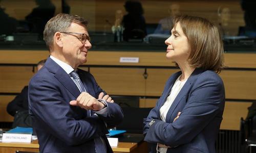 Minister Neynski Discusses EU Unity and the Situation in the Middle East With German Foreign Minister Johann Wadephul 