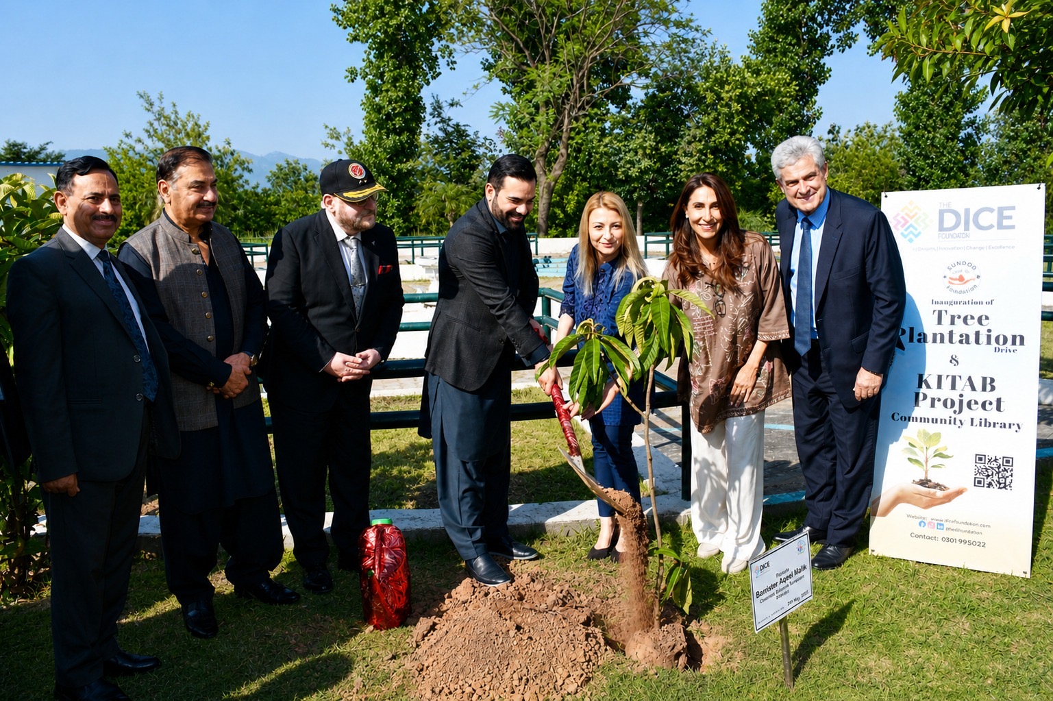 Ambassador Irena Gancheva participated as Guest of Honour in the inauguration of Community Children’s Library and Tree Plantation Initiative in Islamabad