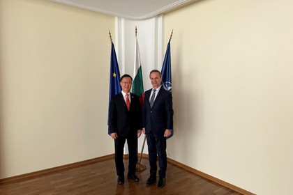 Meeting of Deputy Minister Radi Naydenov with the Ambassador Extraordinary and Plenipotentiary of the Republic of Korea to Bulgaria 