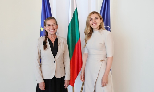 Minister of Foreign Affairs Velislava Petrova Holds Meeting with the Ambassador of the Federal Republic of Germany to Bulgaria, Irene Plank 