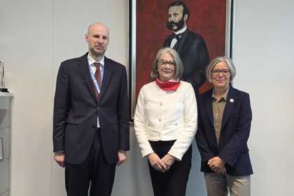 Meeting between Ambassador Angel Banjov, Permanent Representative to the United Nations Office at Geneva, and Ms. Kate Forbes, President of the International Federation of Red Cross and Red Crescent Societies (IFRC)