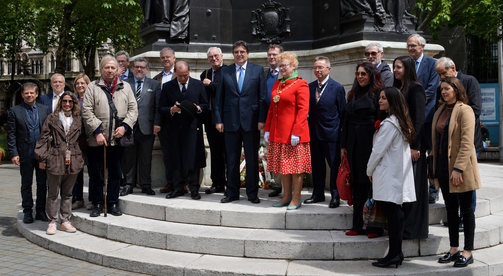 Wreath-Laying Ceremony at the William Gladstone Memorial in London