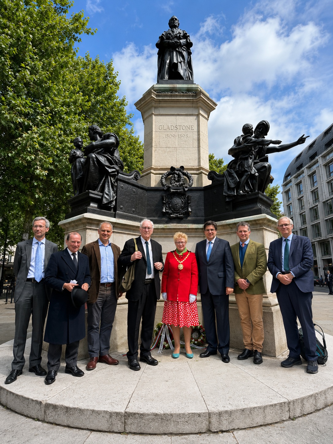 Wreath-Laying Ceremony at the William Gladstone Memorial in London