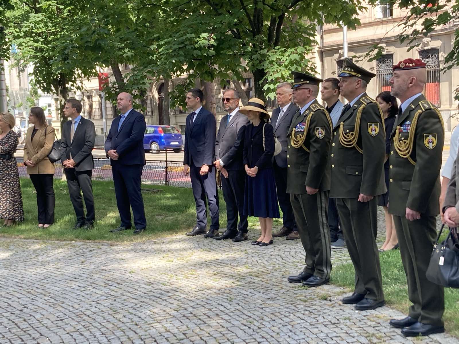 С церемония се отбеляза  2 юни на брега на Дунава в Братислава