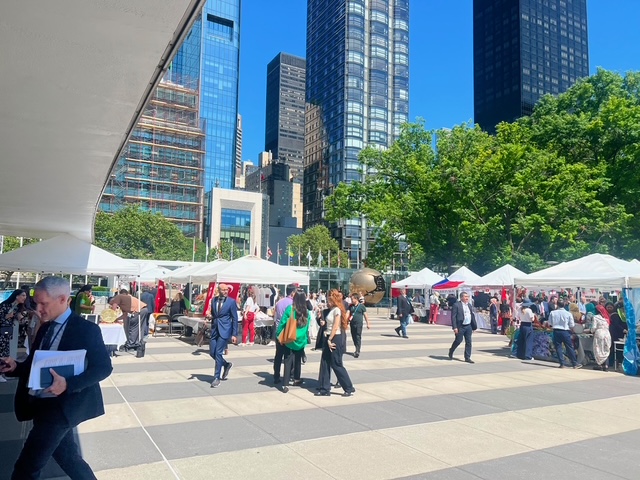  For the first time in over a decade, Bulgaria is participating in the United Nations International Bazaar