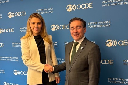 Minister Petrova Meets with Spanish Foreign Minister José Manuel Albares Bueno 
