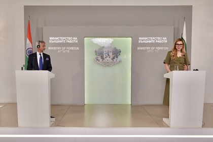 Министър Велислава Петрова: България разглежда Индия като приоритетен партньор в Азиатско-тихоокеанския регион