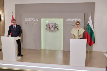 Velislava Petrova and Hakan Fidan Reaffirm Their Shared Commitment to Deepening Good-Neighbourly Relations and Enhancing Pragmatic Cooperation in Areas of Mutual Interest