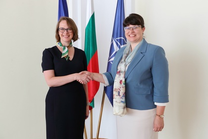 Deputy Minister Ivanka Tasheva Meets Irish Ambassador Catherine Bannon