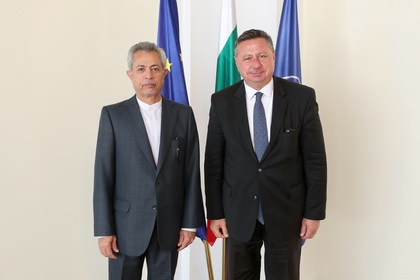 Deputy Minister Christo Polendakov Meets Iranian Ambassador Alireza Irvash