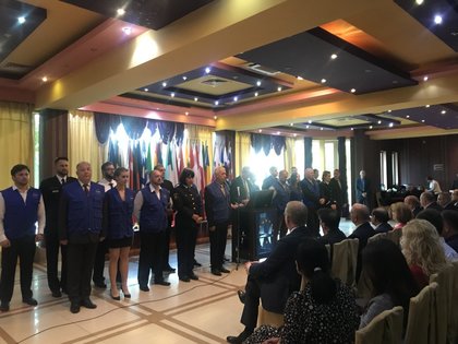 Награждаване на български участници в наблюдателната мисия на ЕС в Грузия