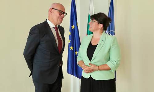 Deputy Minister Ivanka Tasheva Held a Meeting with the Ambassador of the Kingdom of the Netherlands to the Republic of Bulgaria, Arthur den Hartog 