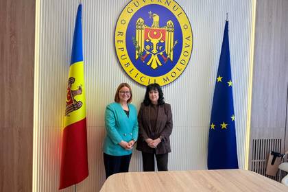 Среща на посланик Мая Добрева с държавния секретар по европейските въпроси в Офиса за европейска интеграция към правителството на Молдова Кристина Черевате