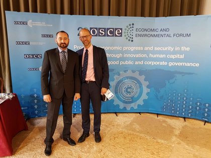Участие на посланик Спасов в среща на Форума по икономическите и екологични въпроси на ОССЕ
