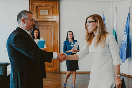 Minister Petrova and Executive Director of Transparency International Bulgaria Discuss the Fight Against Corruption, Good Governance and Cooperation Between State Institutions and the Non-Governmental Sector